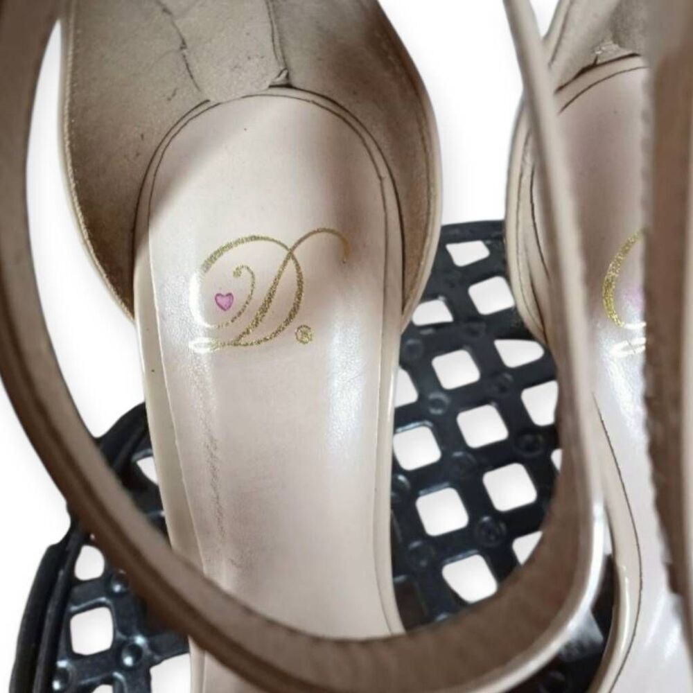 D NUDE SANDAL HEELS SZ.7.5 EUC - Picture 7 of 8